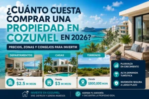 ¿Cuánto cuesta comprar una propiedad en Cozumel en 2026?
